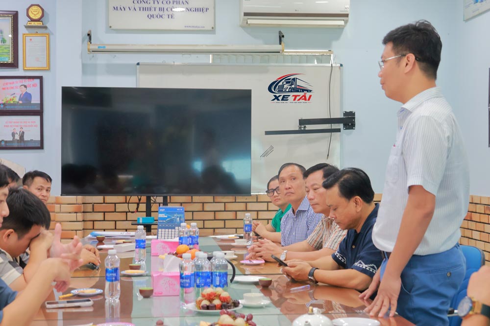 Đại diện IMAE phát biểu tại lễ bàn giao